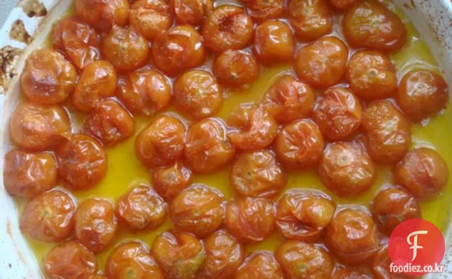 이탈리아 참치,흰 콩,구운 토마토 샐러드