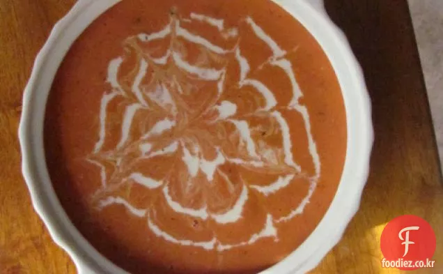 토마토 오렌지 수프