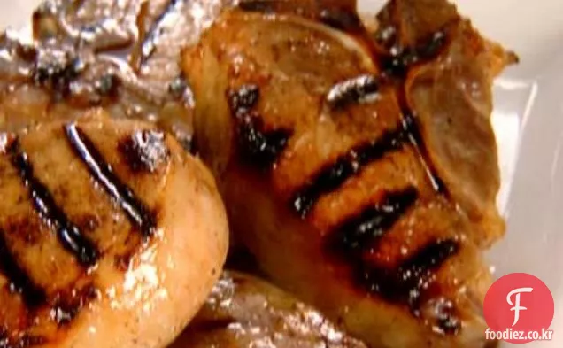 오렌지 유약 구이 돼지 갈비