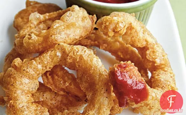 식당 스타일의 양파 링