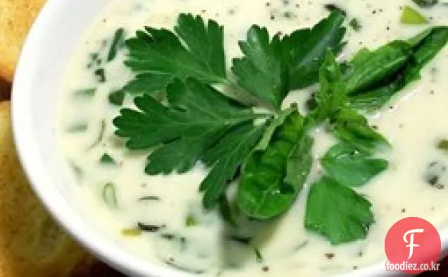 허브 수프 크림