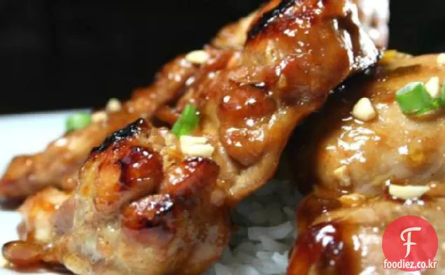아시아 캐러멜 닭
