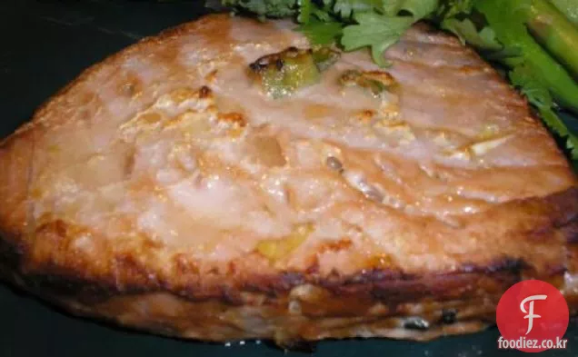 생강 절인 참치 스테이크