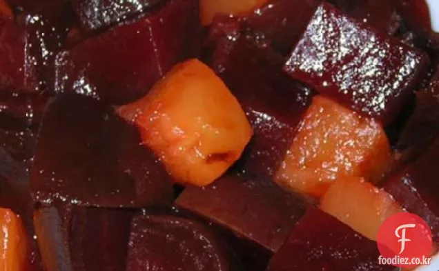 새콤 달콤한 파인애플 비트(무 지방)