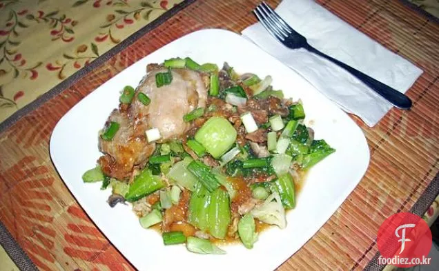 맛있는 무 끈적 거리는 가이 팬