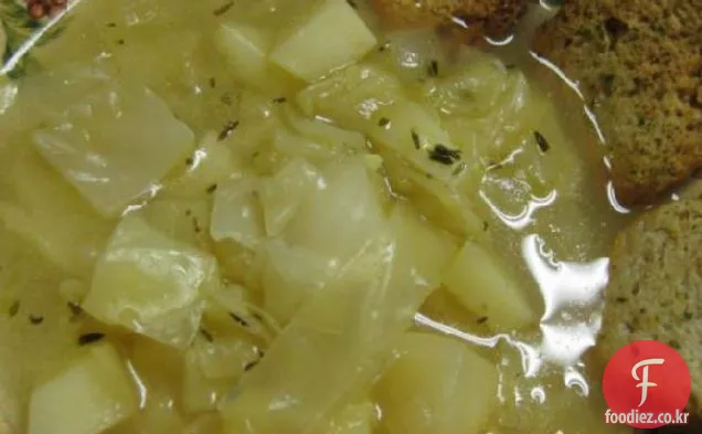 감자 양배추 수프