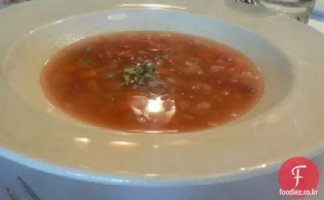 토스카나 콩 수프