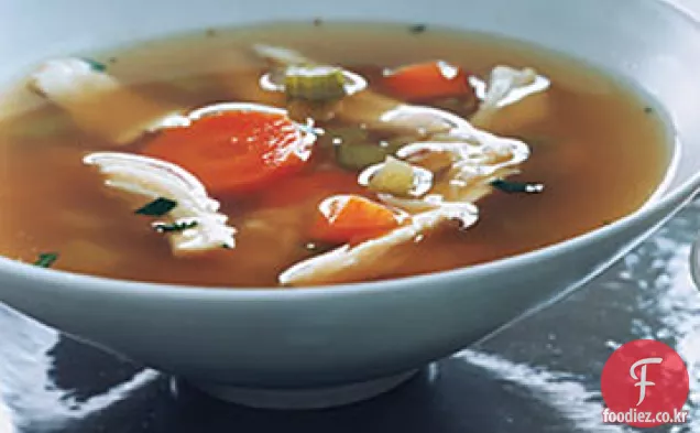 쌀과 치킨 수프