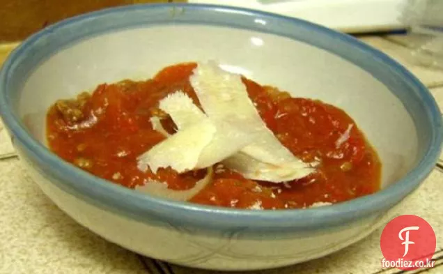 놀라운 이탈리아 토마토 수프