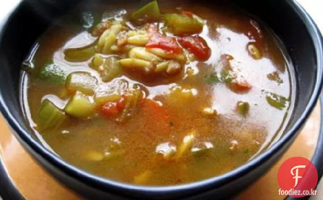 모로코 야채 수프(초바)