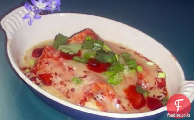 매운 치킨 엔칠 라다