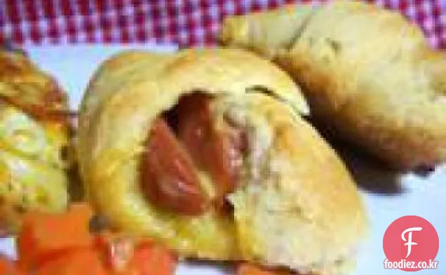 담요에 돼지